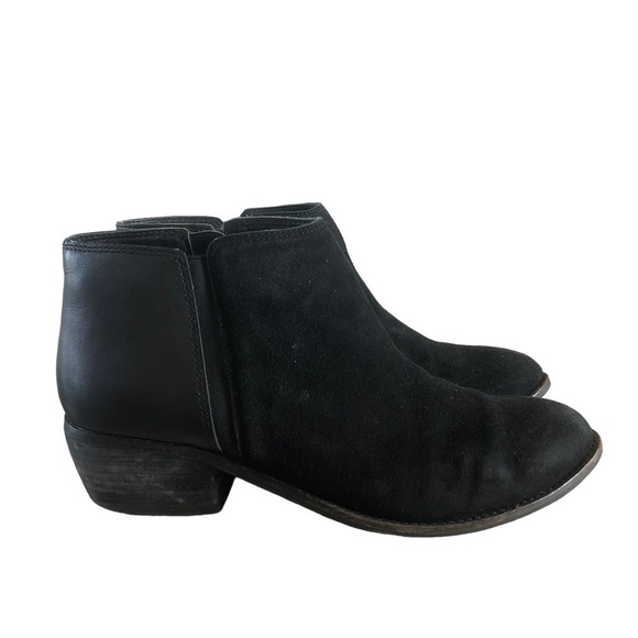 Dune London Penelope Black Leather Ankle Bootie 39/8 - Picture 1 of 6